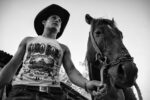 Cuban Cowboy and his horse