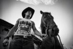 Cuban Cowboy and his horse