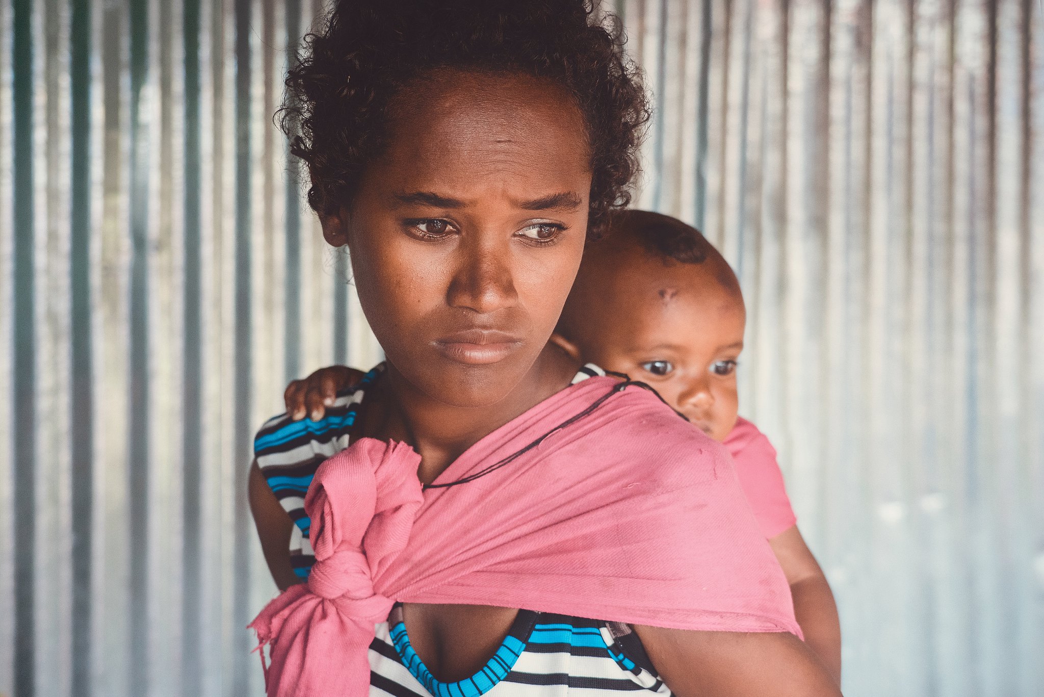 Ethiopian Mother and Her Baby